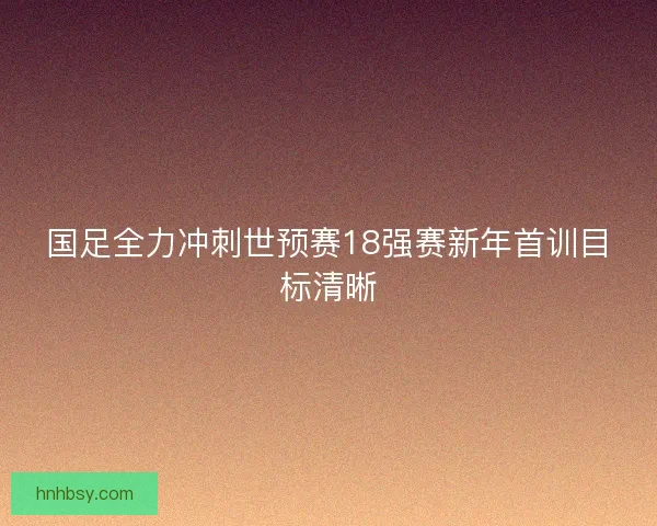 国足全力冲刺世预赛18强赛新年首训目标清晰